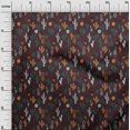 thumbnail image 3 of oneOone Velvet Brown Fabric Cactus Fabric For Sewing Printed Craft Fabric By The Yard 58 Inch Wide, 3 of 5