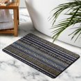 thumbnail image 5 of Experience Unmatched Comfort with our 20x32in Tribal Style Bath Rug Runner - Non-Slip, Soft Luxury Microfiber, Machine-Washable Bathroom Rugs. Perfect for Your Tub and Shower Floors!, 5 of 5
