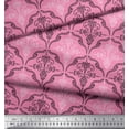 thumbnail image 2 of Soimoi Tissu en Voile de Coton, Tissu Imprimé Damassé à Filigranes, 1 Yard, 56 Pouces de Large, 2 of 3