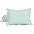 thumbnail image 1 of 2 Pcs Spa Blue Pillow Shams 1800 SERIES Microfiber Standard Oxford Pillowcases, 1 of 2