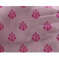thumbnail image 4 of oneOone Georgette Viscose Fabric Floral Block Printed Craft Fabric BTY 42 Inch Wide, 4 of 4