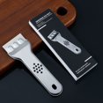 thumbnail image 3 of BMYJ Locking Razor Blade Scraper with 5 Extra Blades, Retractable Razor Blade, Scraper Tool for Cleaning Window, Paint, Cooktop, Oven, Glass Stove Top Scraper, 3 of 6