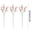 thumbnail image 3 of RYRDWP 3Pcs/Bunch Artificial Flower,Non-Fading Not Wither No Need To Water,Full SkyStar With A Fake Bouquet,Artificial Flower For Wedding Home Decoration Blue, 3 of 3