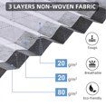thumbnail image 4 of ZASCHMOY Under Bed Storage Containers, Foldable Underbed Storage Bags  with Transparent Window, for Blankets, Towels, Comforter, Sweaters, Pillows, 40 X 20 X 6 Inches,, 4 of 7