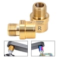 thumbnail image 2 of 1 Pair Left Right Bike Pedal Extender Pedal Extenders Kit Spacers Adapter Gold 16mm, 2 of 9
