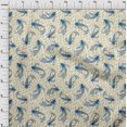 thumbnail image 4 of oneOone Rayon Beige Fabric Asian Japanese Koi Fish Sewing Craft Projects Fabric Prints by Yard 56 Inch Wide, 4 of 4