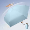 thumbnail image 1 of Yhmxh Home and Kitchen Mini Travel Umbrella For Purse Lightweight Folding Umbrella Sun Protection Windproof Portable Parasol For Women Men Kids Polyester Umbrellas, 1 of 6