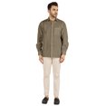 thumbnail image 2 of Bestman Solid Formal Button Down Shirt For Men Long Sleeve With Patch Pocket Business Wear, 2 of 7