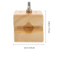 thumbnail image 2 of Support de Montre en Bois Étau Réglable Pince Fixe Outil Utile pour Horloger, 2 of 8