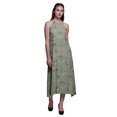 thumbnail image 1 of Bimba Robe de Plage Dos Nu Longue à Col Licou Imprimée pour Femmes - Medium, 1 of 6