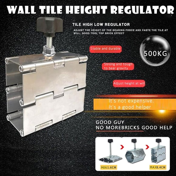 Under 10, Tile Locator Tool, Wall Support Bracket, Adjustable Height, Ceramic Material, for Kitchen Bath, Diy Home Improvement, Tile Installation Helper, Wall Mounting Aid Hzhnb Best choice