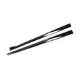 thumbnail image 3 of koolsoo Universal Car Side Skirts Extension splitters Body Kit Spare Parts Black, 3 of 8