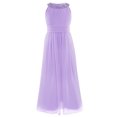 thumbnail image 1 of AAMILIFE Robe Fille Brodée Fleur Formelle Fête Robe de Bal Bal Princesse Demoiselle d'Honneur Robe de Mariage, 1 of 4
