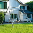 thumbnail image 4 of Intex Balançoire de Terrain de Jeu Colorée à Deux Fonctionnalités avec Barre Trapèze pour Enfants, Gris, 4 of 12