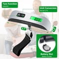 thumbnail image 2 of Electronic Luggage Scale – Portable Digital Hanging Scale with LCD Backlight, Tare Function, 50kg/110lbs Capacity for Travel, 2 of 5