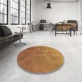 thumbnail image 4 of Ahgly Company Tapis de Zone Carré Orange Lavable en Machine, 6 Pieds Carré, 4 of 7