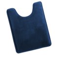 thumbnail image 2 of 1 Contour Clara Clark Bath Mat Bathroom Rug - Absorbent Memory Foam Bath Rugs - Non-Slip, Thick, Cozy Velvet Feel Microfiber Bathrug, Plush Shower, Toilet- Floor Bathmats Carpet - Blue - 24"x19", 2 of 6