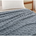 thumbnail image 3 of TopLLC 100*150cm Super Soft Warm Solid Warm Micro Plush Fleece Blanket Throw Rug Sofa Bedding on Clearance, 3 of 5