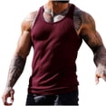thumbnail image 3 of zfhfof Men's Workout Tank Top Ribbed Knit Sleeveless Gym Muscle T Shirts Bodybuilding Tee, 3 of 8