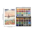 thumbnail image 3 of 24 Color Glitter Watercolor Paints Set Pearlescent Color Artist Art Set For Painting On Fabric Paper Crafts, 3 of 5