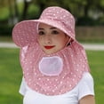 thumbnail image 1 of Chapeau d'Été pour Femmes Chapeau pour Femmes Ajustable Anti Extérieur de Vélo Grand Chapeau Visière de Soleil Chapeau Protecteur, 1 of 4