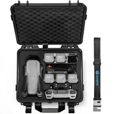 Lekufee Waterproof Hard Carrying Case for DJI Air 3S/DJI Air 3 Drone/Fly More Combo/DJI RC 2/DJI RC N3/DJI RC N2 Remote Controller and Accessories(Case Only)