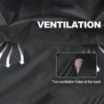 thumbnail image 3 of EMMO All-Weather Breathable Rain Suit for Riders, E-Bikes, Motorcycles & Outdoor Use (ventilated back panel, reflective visibility, adjustable hood and cuffs, practical multi-pocket commuting design), 3 of 9