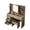 Grey, variant on Ktaxon Large 47.2" Makeup Vanity with 3 Color Lights, Vanity Desk with USB Charging Station, Vanity Makeup Table with Visible Drawers, Hidden and Open Storage Shelves, White