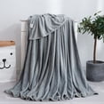thumbnail image 1 of Solid Color Blanket Fleece Blanket Fleece Gift Yoga Cover Blanket French Fleece Blanket, 1 of 8
