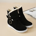 thumbnail image 4 of LSLJS Snow Bottes d'Hiver à Bout Rond Mode Chaudes en Fourrure Courtes Grande Taille pour Femmes, Bottes Snow pour Femmes, 4 of 7