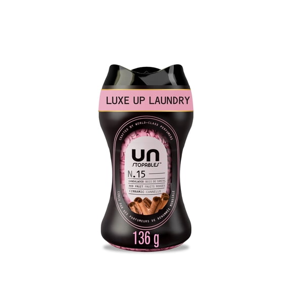 Downy Unstopables Unlimited Collection In-Wash Laundry Scent Booster Beads, No. 15, Fine Fragrance, Long-Lasting Fresh Scent Beads, 136 g