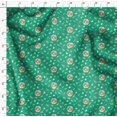 thumbnail image 4 of Soimoi Green Rayon Fabric Nest & Feather Printed Fabric 1 Yard 42 Inch Wide, 4 of 5