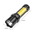 thumbnail image 3 of EGNMCR Lampe de Poche Portable Camping & Randonnée Extérieure LED Multifonction COB Lumière Latérale Lampe de Poche Portative, 3 of 7