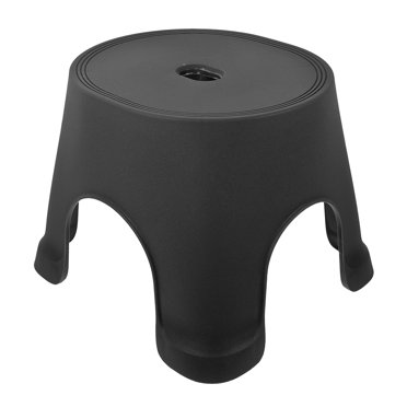 OUNONA Tabouret Antidérapant pour Changer de Chaussures Rectangulaire Noir 1Pcs