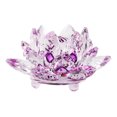 thumbnail image 1 of Artificial Quartz Crystal Lotus Flower Figurine Wedding Party Decor Souvenir, 1 of 9