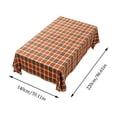 thumbnail image 3 of Plaid Tablecloth with Checkered Design for Thanksgiving and Fall Harvest Holiday Dining, 3 of 7