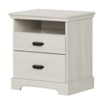 thumbnail image 2 of South Shore Avilla 2-Drawer Nightstand - End Table with Storage for Adult, in Winter Oak, 2 of 11