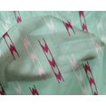 thumbnail image 4 of oneOone Silk Tabby Fabric Arrow Sign Kasuri Printed Fabric 1 Yard 42 Inch Wide, 4 of 4
