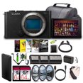 thumbnail image 1 of Panasonic LUMIX S9 Mirrorless Full Frame Compact Camera Body (DC-S9BODYK) for Content Creators - Black -Bundle with 2x 64GB UHS-II SDXC Memory Card + Extra Batteries and More Accessories, 1 of 9