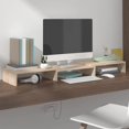 thumbnail image 1 of vidaXL Monitor Stand 80x24x10.5 cm Solid Wood Pine, 1 of 5
