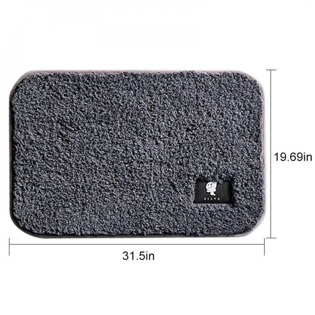 OUSITAID Bathroom Rugs Soft Microfiber Cozy Bath Mat For Tub Shower Bathroom Floors Rugs Mat Accessories Absorbent Non Slip Fluffy Thick