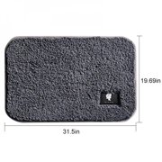 Bathroom Rugs Soft Microfiber Cozy Bath Mat For Tub Shower Bathroom Floors Rugs Mat Accessories Absorbent Non Slip Fluffy Thick