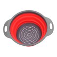 thumbnail image 2 of Drain Basket,  Abrasion Resistance Retractable Anti Slip Save Space Heat Resistant Fruit Colander  For Restaurant For Kitchen Red,Blue,Orange,Green,Rose Red, 2 of 8