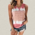 thumbnail image 1 of SMihono Hauts pour Femmes Débardeur pour Femmes Mode Femme Col Rond Blouse Sans Manches T-Shirt Imprimé Débardeurs Amples Débardeurs pour Femmes Hauts d'Été pour Femmes, 1 of 4