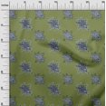 thumbnail image 2 of oneOone Polyester Lycra Fabric Floral Block Print Sewing Fabric BTY 56 Inch Wide, 2 of 4