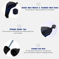 thumbnail image 4 of Generic Premium 3-Piece Golf Club Headcover Set in Blue - Durable Nylon Protection for Woods, Scratch-Resistant Design, Lightweight & Convenient (13x31cm, 10.5x26cm, 9x21cm), 4 of 6