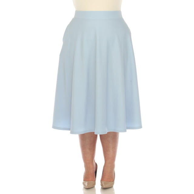 White Mark Jupe Midi Évasée Tasmin pour Femmes