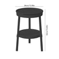 thumbnail image 4 of Table d'Appoint Multifonction avec Tiroir, Tablette de Rangement, Table de Chevet, Table à Café pour Salon, Chambre, Bureau, Lot de 1, 4 of 6