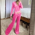 thumbnail image 1 of DPTALR Ensemble Décontracté pour Femmes avec Poche, Col Rond, Manches Longues + Pantalon, 1 of 9
