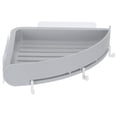 thumbnail image 3 of Shower Shelf, Storage Rack With Hook Shower Organizer, Bathroom Shower Accessories for Bathroom Home Gray,White, 3 of 8